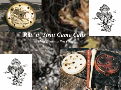 Rut `n` Strut Game Calls