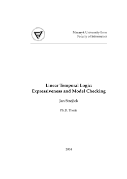 Linear Temporal Logic: Expressiveness and Model