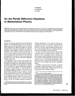 On the Partial Difference Equations of Mathematical Physics
