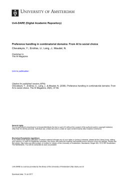 Preference handling in combinatorial domains