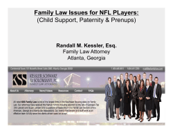 NFL child support b