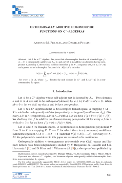 ORTHOGONALLY ADDITIVE HOLOMORPHIC FUNCTIONS ON C
