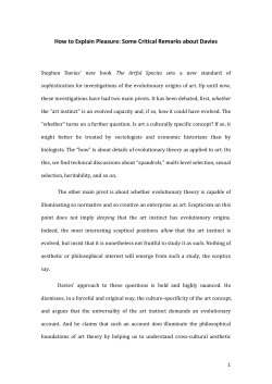 How to Explain Pleasure