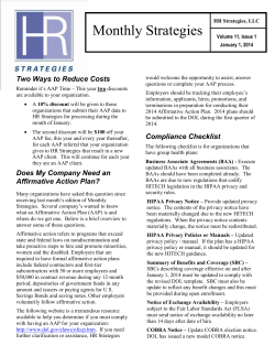 October 2010 Monthly Strategies