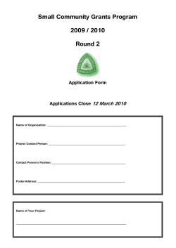 Community Grants - District Council of Yankalilla