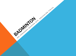 badminton skills