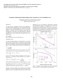 Evaluation of Rule-Based Fatigue Design Loads Associated at a