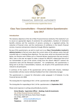 Class 2 questionnaire June 2017