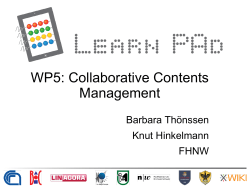 Mapping models to Wiki representation and Learn PAd ontology