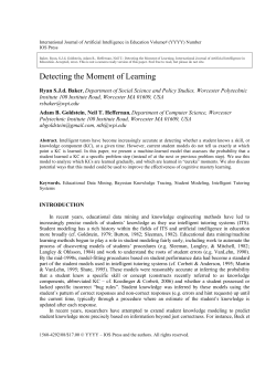 Baker, Ryan, SJd, Goldstein, Adam B., Heffernan, Neil T.: Detecting