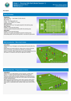 Sport Session Planner