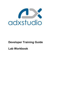 exercises - Adxstudio Community