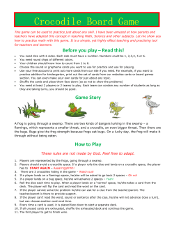 Crocodile Board Game_Rules_Hard