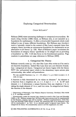 Exploring Categorical Structuralism