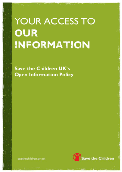 Open Information Policy