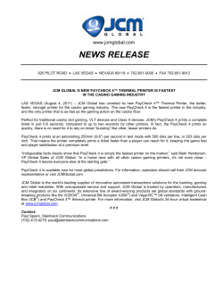 NEWS RELEASE