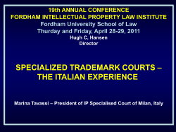 Diapositiva 1 - Fordham IP Institute