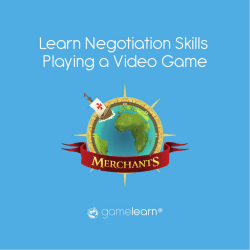 Negotiation Course Brochure