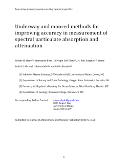 Underway Flow-through System