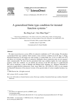 A generalized finite type condition for iterated function systems