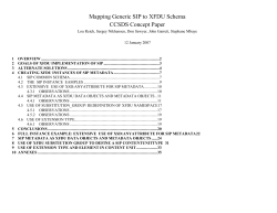 7 SIP metadata as XFDU data objects and metadata