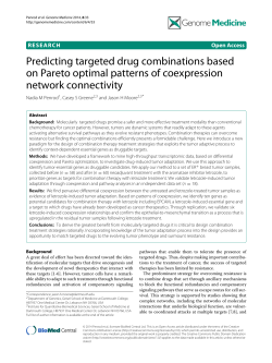 Predicting targeted drug combinations based on Pareto optimal