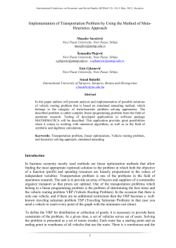 International Conference on Economic and Social Studies, 10