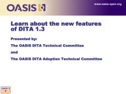 DITA 1.3