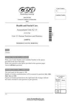 5250 GCE Health and Social Care A2 15 QP Sum 10.indd