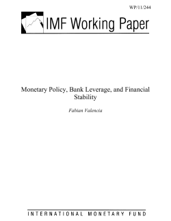 Monetary Policy, Bank Leverage, and Financial Stability