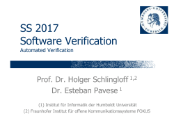 Folie 1 - Institut f&uuml;r Informatik