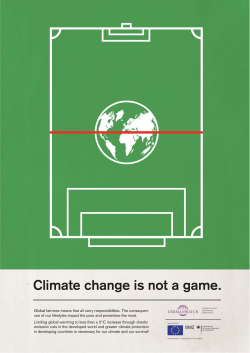 Climate change is not a game.