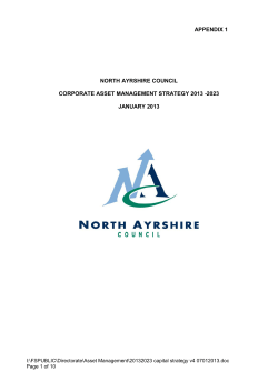 Corporate Asset Management Strategy