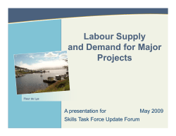 Labour Supply and Demand for Major Projects (May 2009)