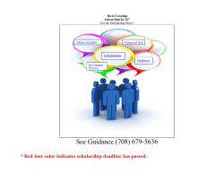 Scholarship Name - Rich Township High School District 227