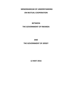 memorandum of understanding on mutual cooperation between the