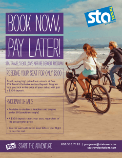 Reserve your seat for only $300 Program details