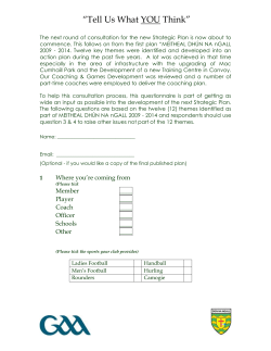 Tell Us What You Think