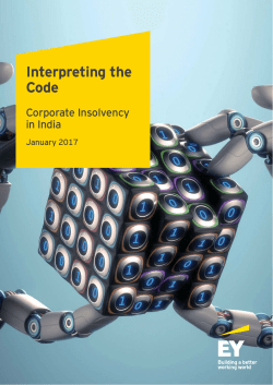 Interpreting the Insolvency and Bankruptcy Code