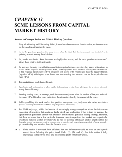 Chapter 12 Answers