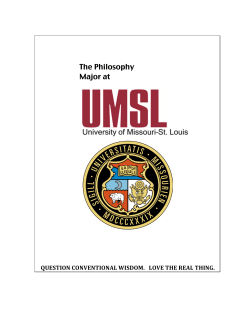 The Philosophy Major at