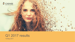 Q1 2017 results