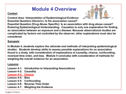 3.3 - Epidemiology Education Movement