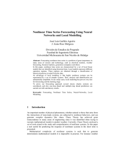 Nonlinear Time Series Forecasting Using Neural Networks