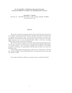 On the Stability of Multiclass Queueing Networks