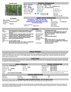40 Redtail Vacant Land PROPERTY INFORMATION AGENT