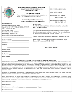 purchasing and bid regulations continued