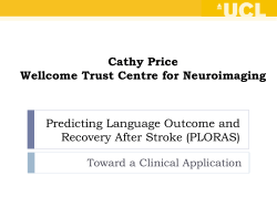 Predicting Language Outcome and Recovery After Stroke