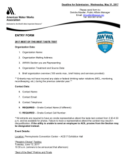 ACE 17 Taste Test Entry Form - Eastern Oregon Operators Section