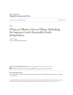 When an Offense is Not an Offense